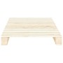 Estructura cama palets sin colchón madera maciza pino 90x200 cm