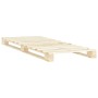 Estructura cama palets sin colchón madera maciza pino 100x200cm