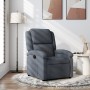 Sillón reclinable de terciopelo gris oscuro en Sillones | Comprar online en Foro24
