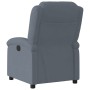 Sillón reclinable de terciopelo gris oscuro en Sillones | Comprar online en Foro24