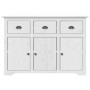 Aparador BODO madera maciza de pino blanco 115,5x44x80 cm