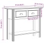 Mesa consola BODO madera maciza de pino blanco 91x35x74 cm