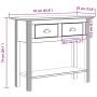 Mesa consola BODO madera maciza de pino marrón 91x35x74 cm
