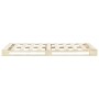 Estructura cama palets sin colchón madera maciza pino 160x200cm