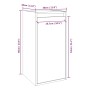 Armario de pared de madera maciza de pino 30x30x60 cm | Foro24.es | Tu tienda online para hogar, jardín y más Foro24.es