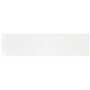 Mesa consola madera de ingeniería blanca 110x30x76 cm