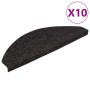 Alfombrillas autoadhesivas de escalera 10 uds 65x22,5x3,5 cm