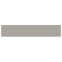 Alfombra de pasillo con aspecto de sisal gris taupe 50x250 cm