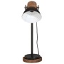 Lámpara de escritorio negra 25 W E27 18x18x60 cm