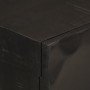 Aparador de hierro y madera maciza de mango negro 55x30x76 cm en Taquillas y armarios de almacenamiento | Comprar online en Foro