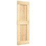 Schiebetür mit Beschlägen aus massivem Kiefernholz, 70 x 210 cm von vidaXL, Türen - Ref: Foro24-3203165, Preis: 182,27 €, Rab...