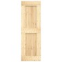 Schiebetür mit Beschlägen aus massivem Kiefernholz, 70 x 210 cm von vidaXL, Türen - Ref: Foro24-3203165, Preis: 182,27 €, Rab...