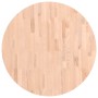 Tablero redondo de madera maciza de haya Ø80x2,5 cm