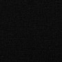 Banco con respaldo tela negro 120x62x75,5 cm