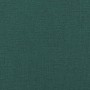Banco con respaldo tela verde oscuro 120x62x75,5 cm
