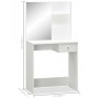 White engineered wood dressing table 75x40x141 cm by vidaXL, Bedroom Dressers - Ref: Foro24-244861, Price: 87,70 €, Discount: %