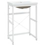 Estructura de baño con lavabo incorporado hierro blanco de vidaXL, Tocadores de baño - Ref: Foro24-3101386, Precio: 161,32 €,...