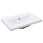 Estructura de baño con lavabo incorporado hierro blanco de vidaXL, Tocadores de baño - Ref: Foro24-3101386, Precio: 161,32 €,...