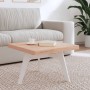 Tablero de mesa cuadrado de madera maciza de haya 60x60x4 cm
