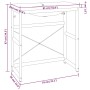 Bathroom structure with built-in white iron sink by vidaXL, bathroom vanities - Ref: Foro24-3101387, Price: 195,75 €, Discoun...