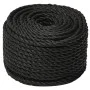 Black polypropylene work rope 10 mm 100 m by vidaXL, Ropes and metal cords - Ref: Foro24-153013, Price: 36,06 €, Discount: %