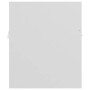 Weißer Waschbeckenunterschrank aus Holzwerkstoff von vidaXL, Badezimmerwaschtische - Ref: Foro24-3070829, Preis: 185,88 €, Ra...