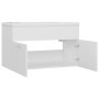 Weißer Waschbeckenunterschrank aus Holzwerkstoff von vidaXL, Badezimmerwaschtische - Ref: Foro24-3070829, Preis: 185,88 €, Ra...