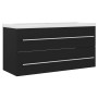 Furniture with black agglomerate sink by vidaXL, bathroom vanities - Ref: Foro24-3099069, Price: 328,95 €, Discount: %