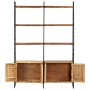 4-tier shelving solid recycled wood 124x30x180 cm by vidaXL, Bookcases and shelves - Ref: Foro24-284415, Price: 402,60 €, Dis...