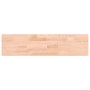 Estante de pared madera maciza de haya 80x20x4 cm