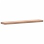Estante de pared madera maciza de haya 100x20x4 cm