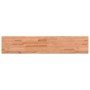 Estante de pared madera maciza de haya 100x20x1,5 cm