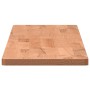 Estante de pared madera maciza de haya 100x20x1,5 cm