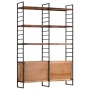 4-tier shelving solid recycled wood 124x30x180 cm by vidaXL, Bookcases and shelves - Ref: Foro24-284415, Price: 402,60 €, Dis...