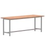 Tablero de escritorio madera maciza de haya 150x55x2,5 cm