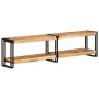 Mueble de TV madera maciza de mango 160x30x40 cm