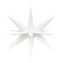 Lámpara de Navidad con LED plegable blanca 100 cm