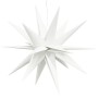 Lámpara de Navidad con LED plegable blanca 100 cm