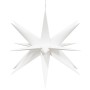 Lámparas de Navidad LED plegables 3 unidades blanco