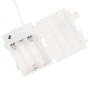 Lámparas de Navidad LED plegables 3 unidades blanco