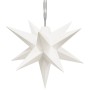 Lámpara de Navidad 10 LEDs blanco 10 cm