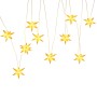 Lámpara de Navidad 10 LEDs amarillo 10 cm