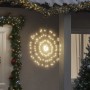 Luces de Navidad de estrellas 4 uds 140 LED blanco cálido 17 cm