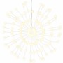 Luces de Navidad de estrellas 4 uds 140 LED blanco cálido 17 cm