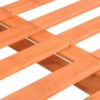 Estructura de cama palets madera maciza pino marrón 200x200cm