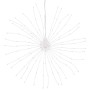 Luces de Navidad de estrellas 4 uds 140 LED blanco frío 17 cm