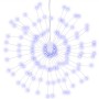 Luces de Navidad de estrellas 140 LED azul 17 cm