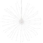 Luces de Navidad de estrellas 4 uds 140 LED azul 17 cm