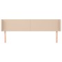 Kopfteil aus Cappuccino-Kunstleder, 203 x 16 x 78/88 cm von vidaXL, Kopf- und Fußteile - Ref: Foro24-3118601, Preis: 69,72 €,...