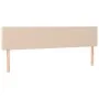Cabecero con LED cuero sintético color capuchino 200x5x78/88 cm de vidaXL, Cabeceros y pies de cama - Ref: Foro24-3121445, Pr...
